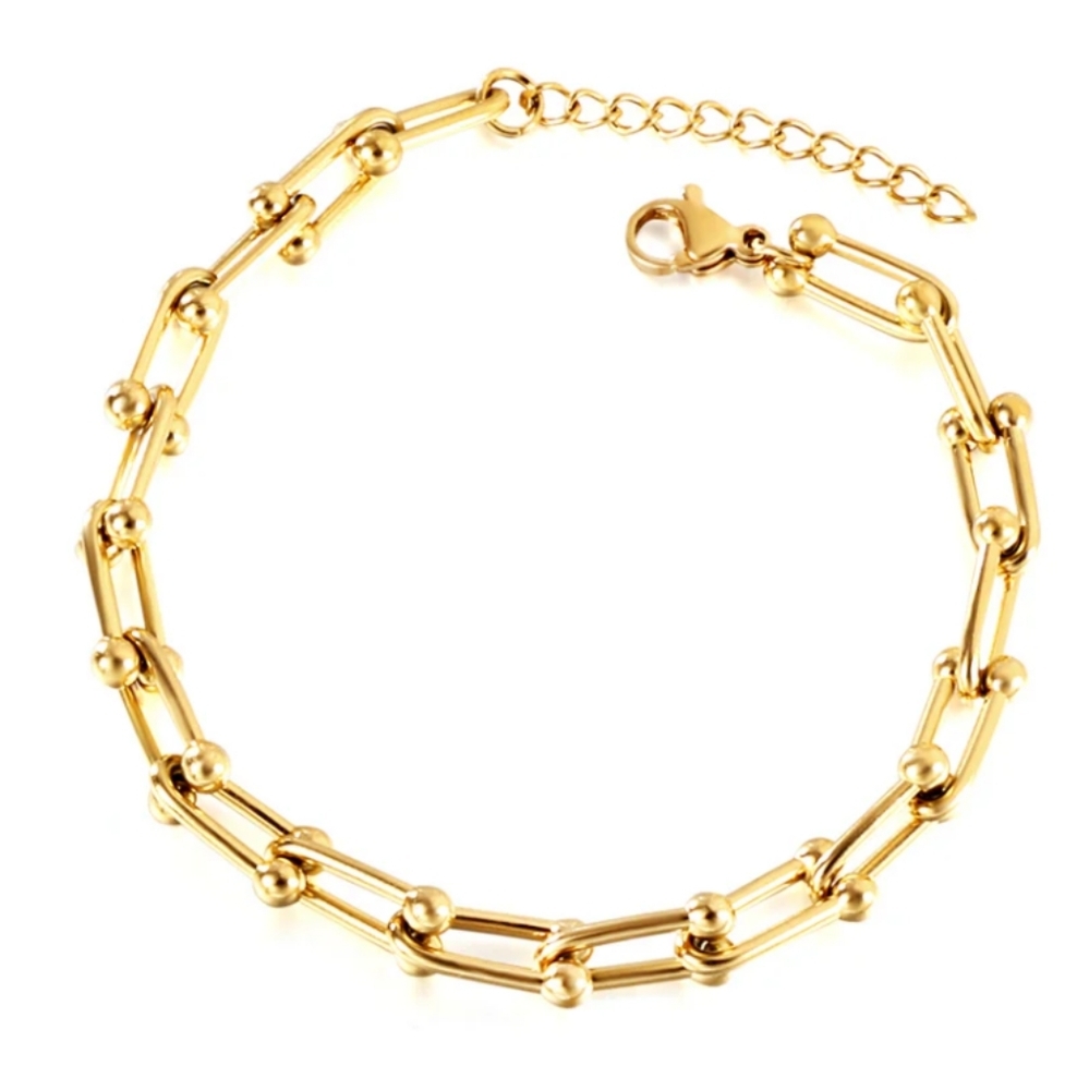 18k plated Gold Chain Bracelet